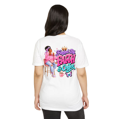 Fueled by Faith & Coffee T-Shirt — Christian Inspirational Graphic Tee