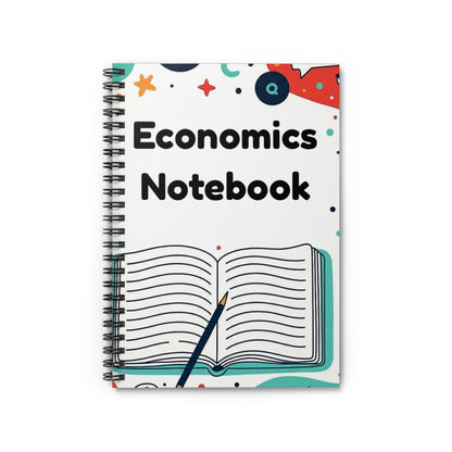 Economics Notebook – Spiral Ruled Study Journal for Students