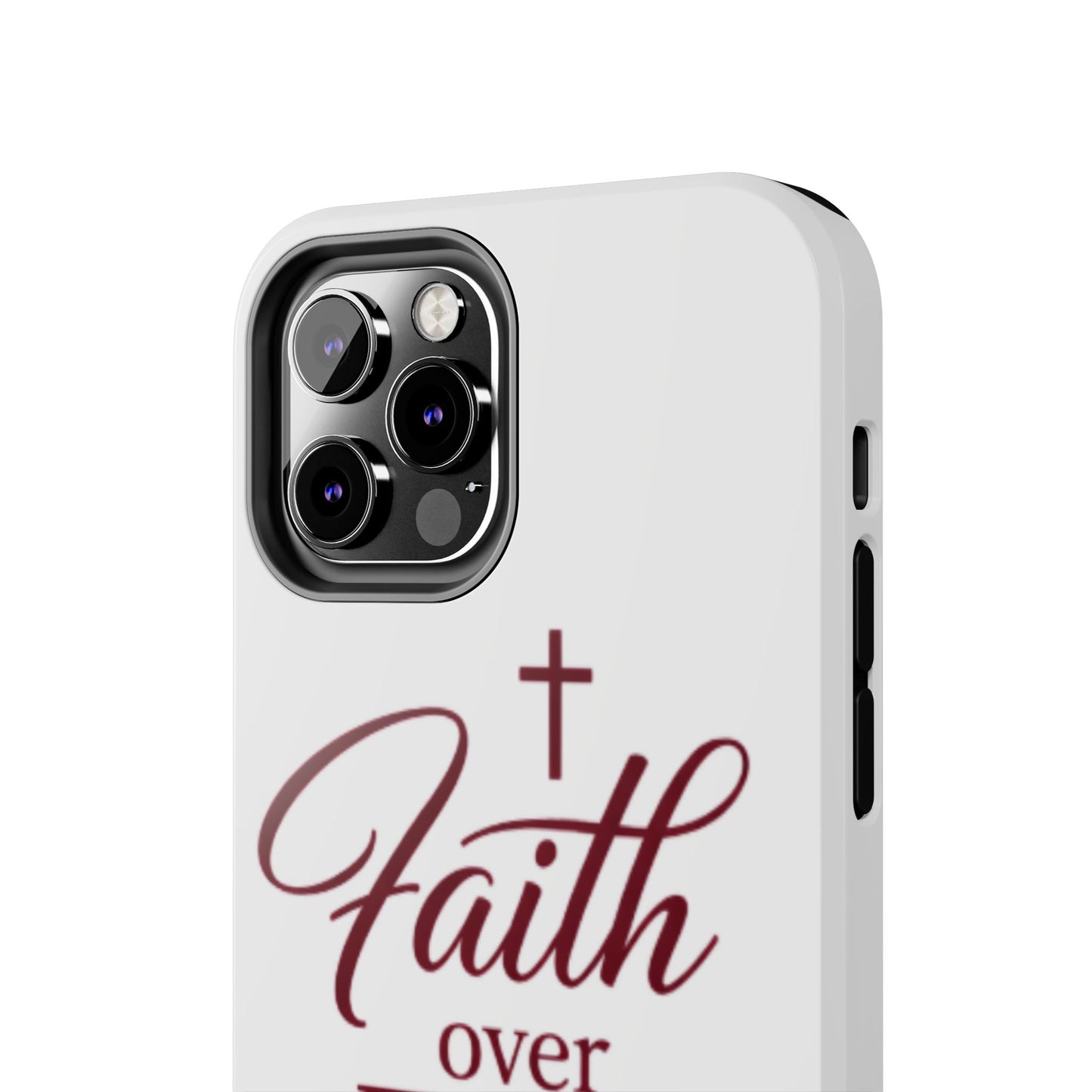 Faith Over Fear Tough Phone Case — Christian Inspirational Protective Phone Cover