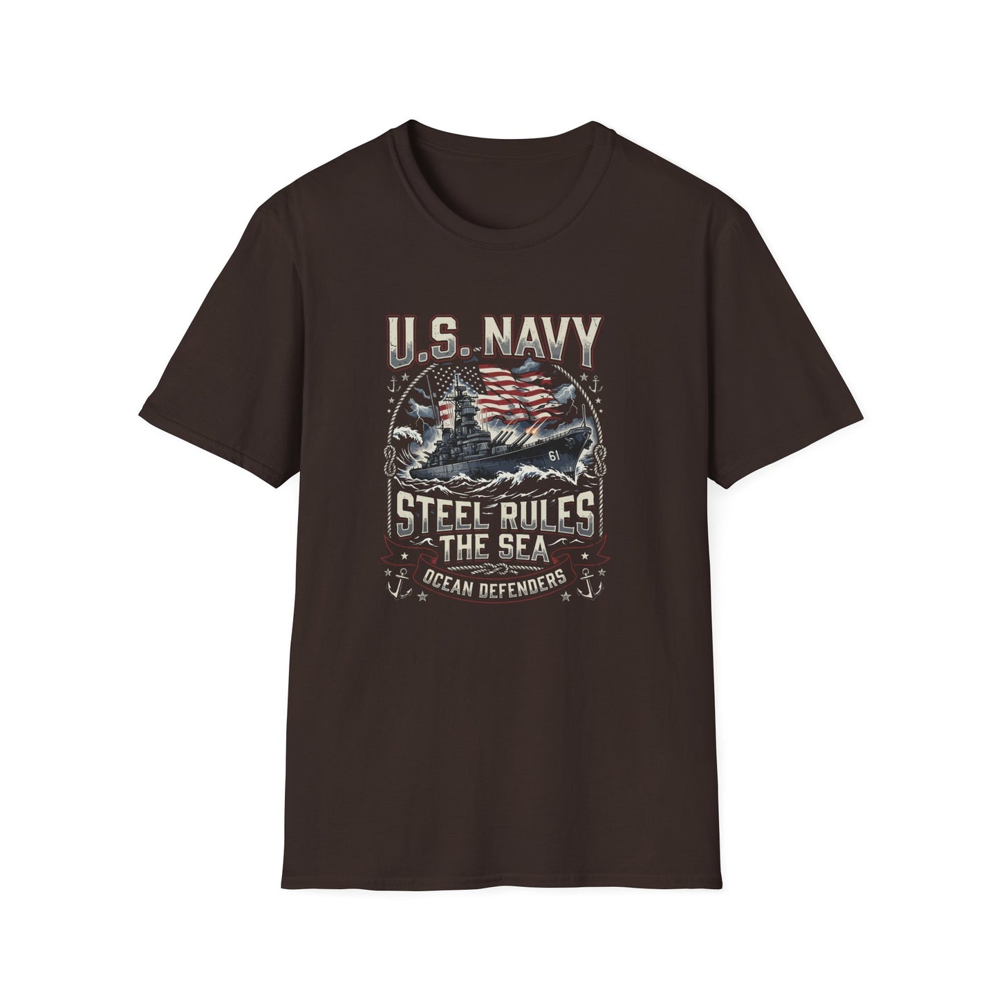 U.S. Navy Steel Rules the Sea T-Shirt
