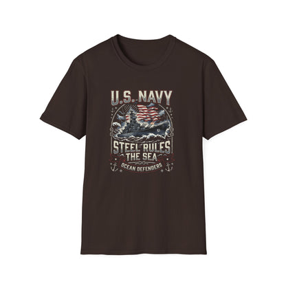 U.S. Navy Steel Rules the Sea T-Shirt