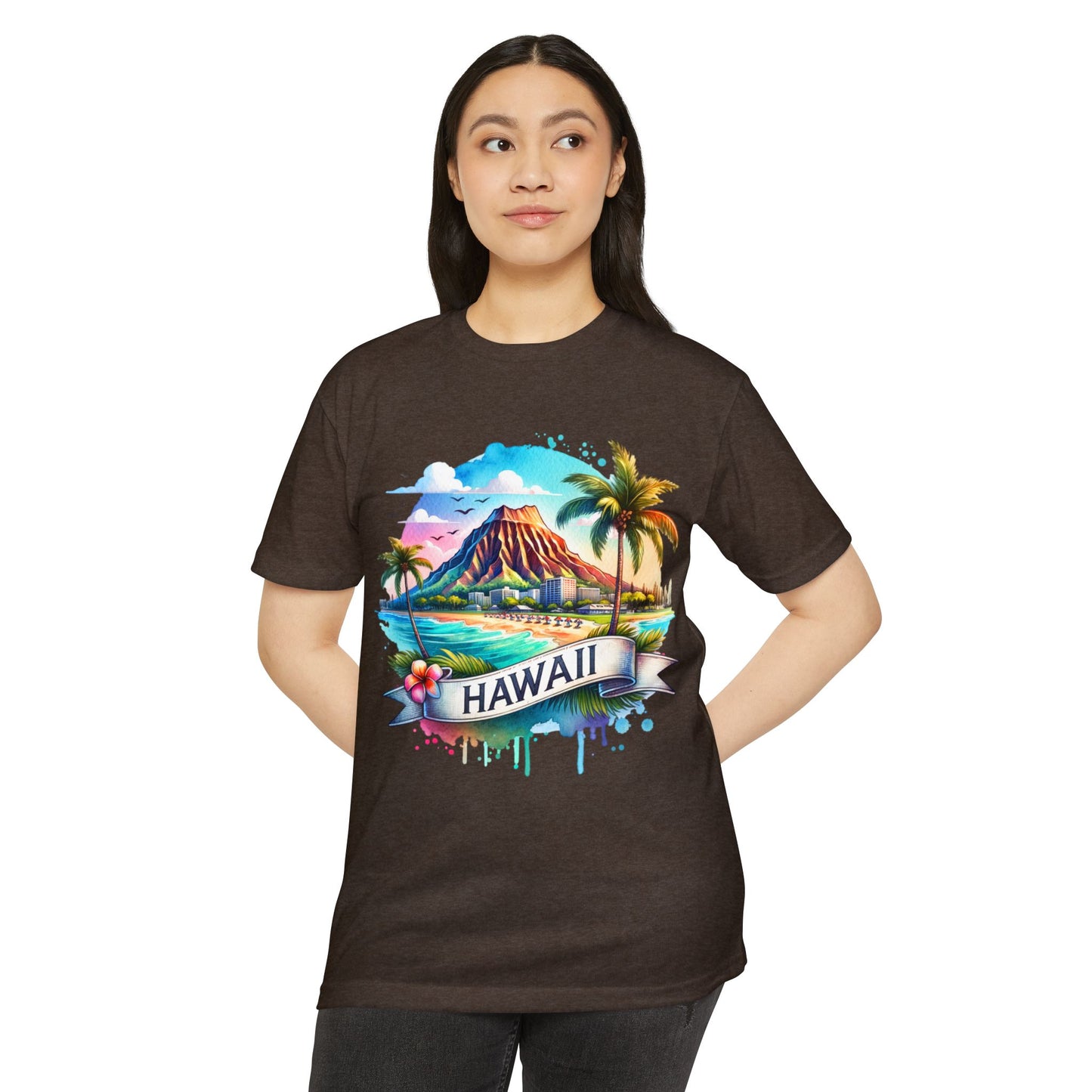 Hawaii Vintage Sunset T-Shirt — Tropical Island Graphic Tee
