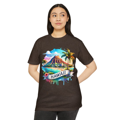 Hawaii Vintage Sunset T-Shirt — Tropical Island Graphic Tee