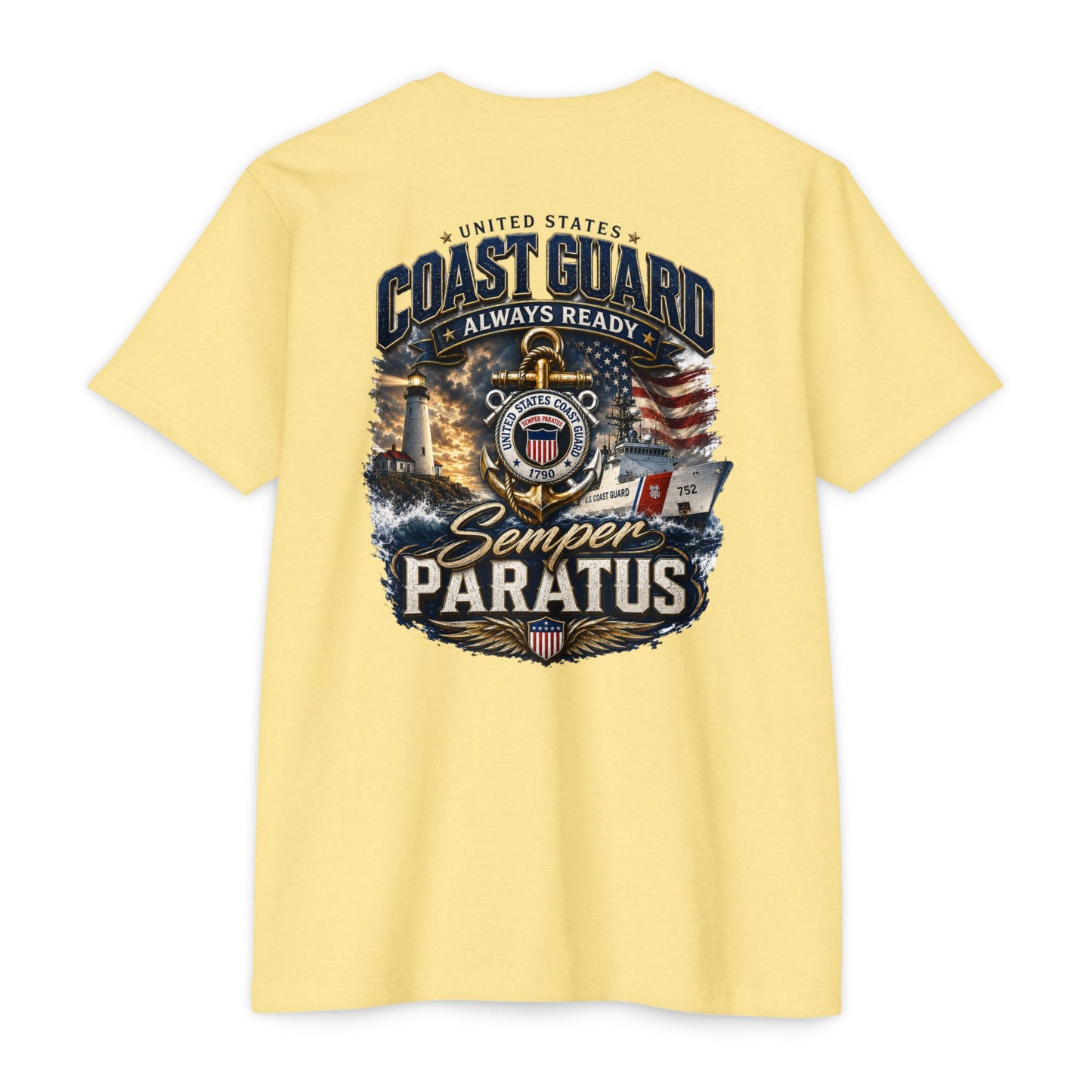 Coast Guard Semper Paratus T-Shirt – U.S. Coast Guard Veteran Tee
