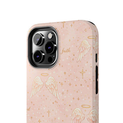 Faith & Grace Angels Phone Case | Christian floral iPhone Case
