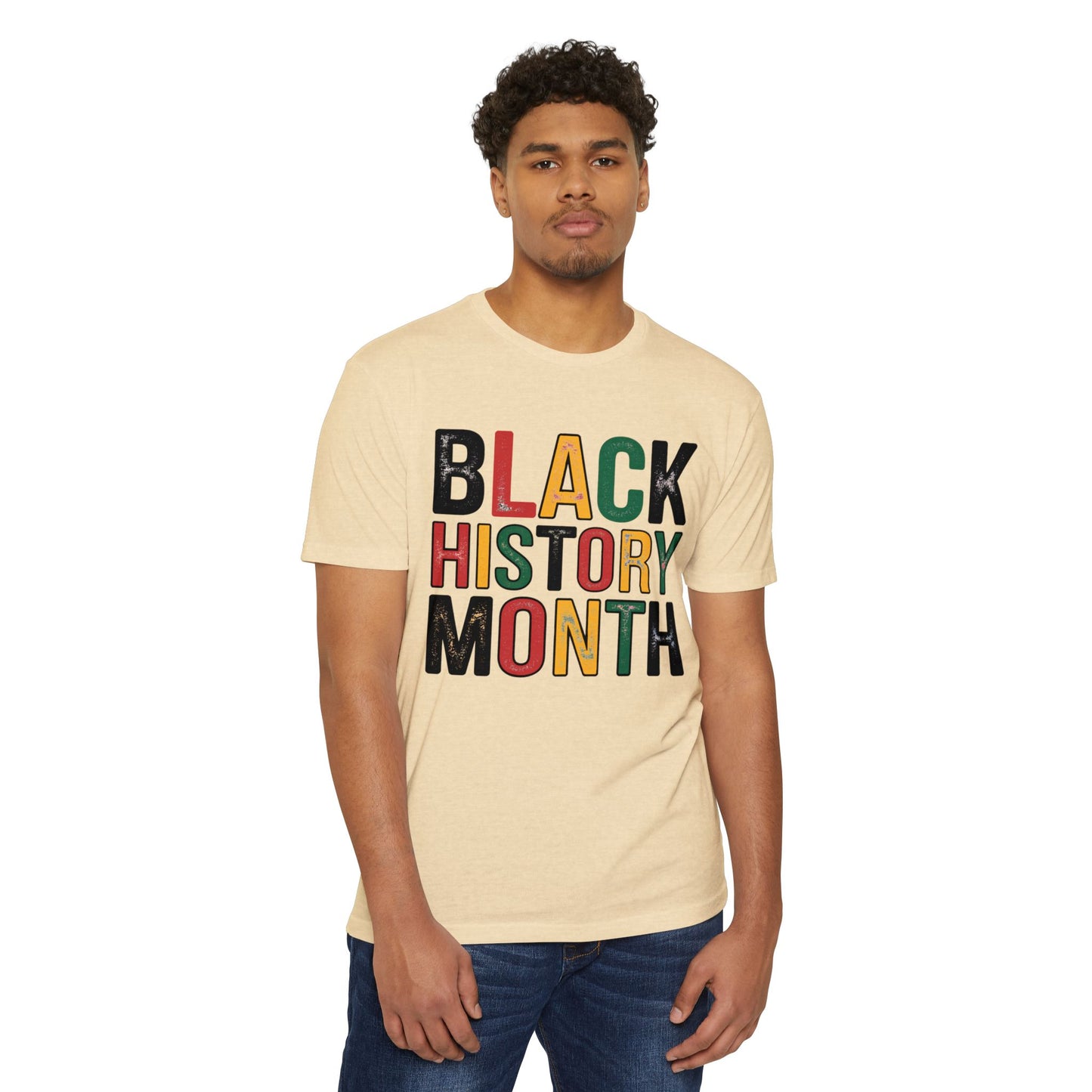 Black History Month T-Shirt — Bold Retro Pan-African Lettering