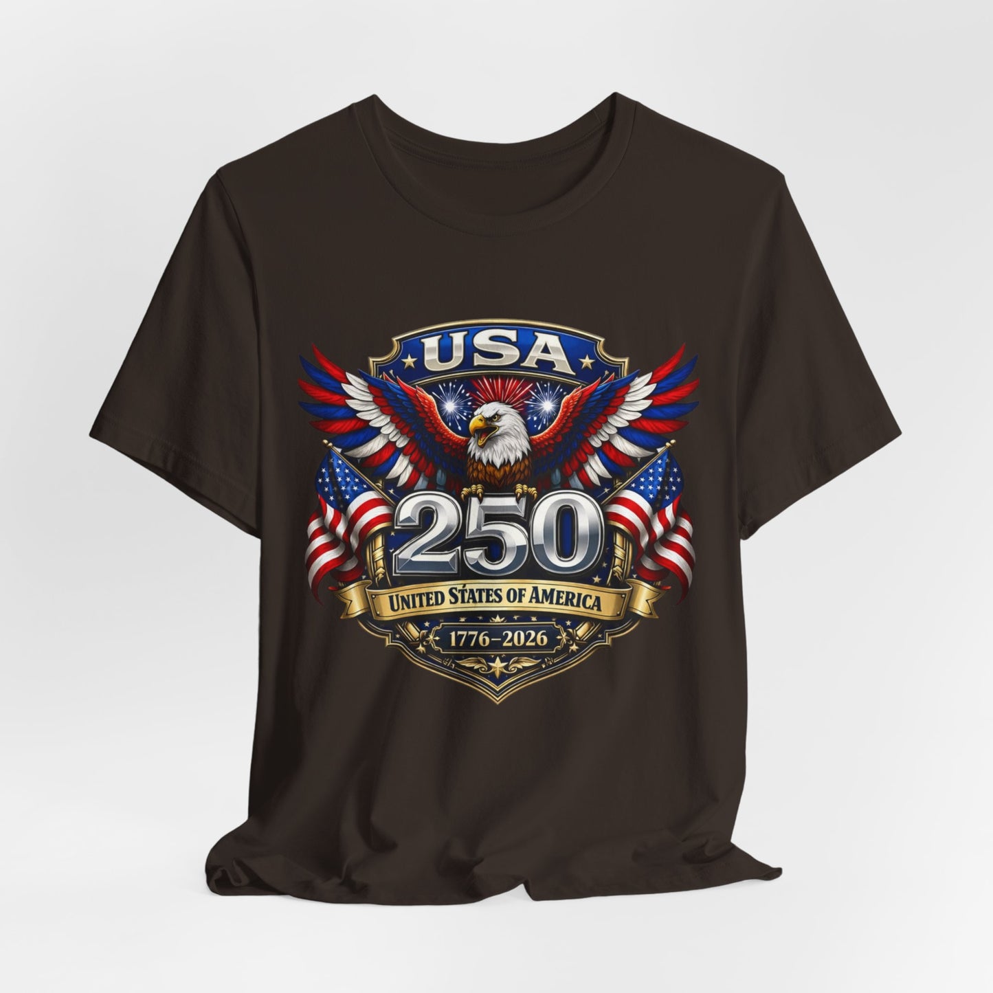 USA 250th Eagle T-Shirt — 1776–2026 Patriotic American Independence Tee
