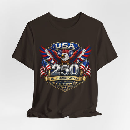 USA 250th Eagle T-Shirt — 1776–2026 Patriotic American Independence Tee
