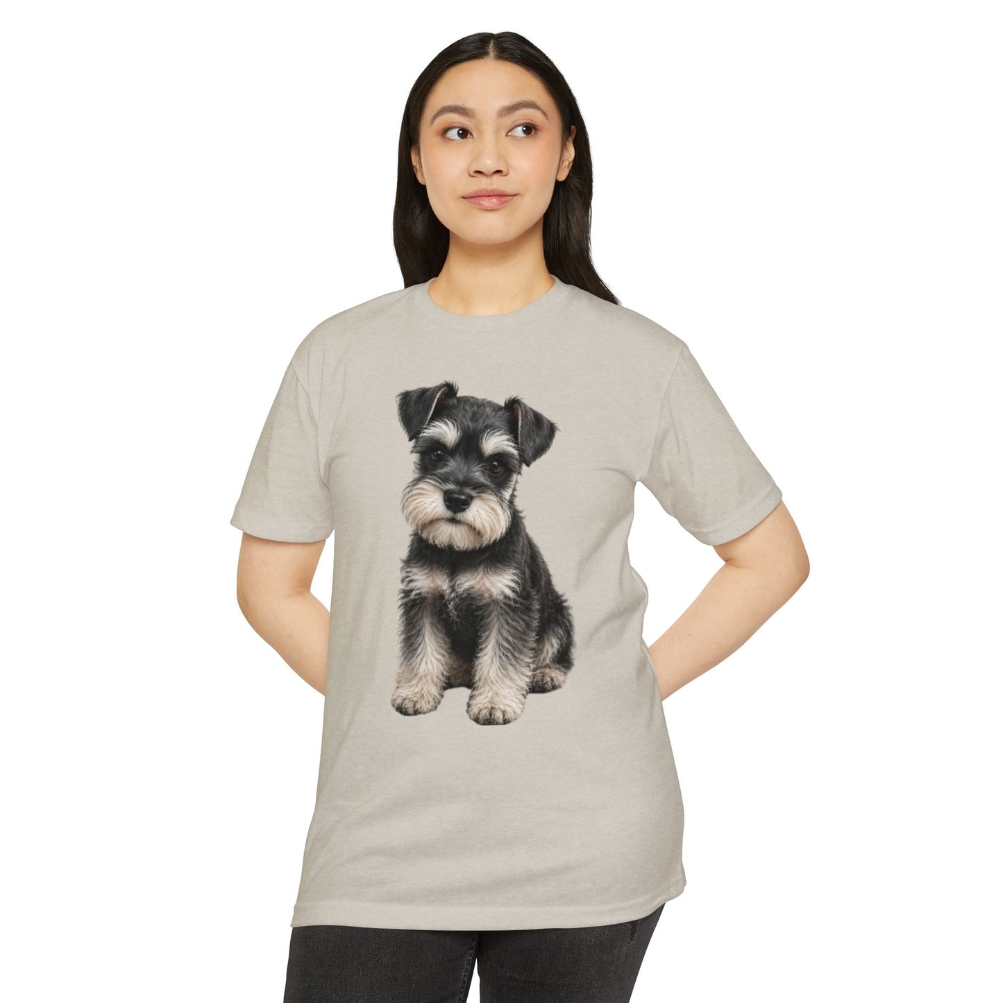 Schnauzer Puppy T-Shirt — Cute Dog Graphic Tee
