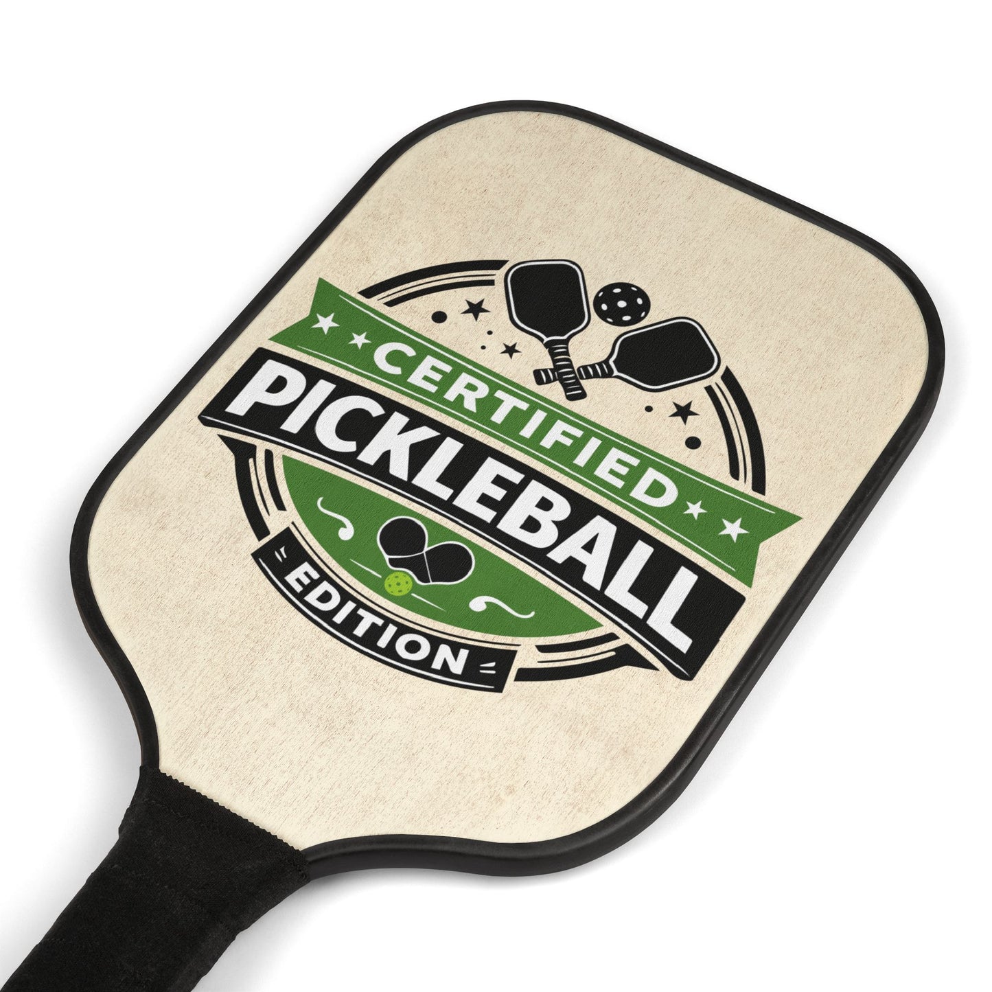Pickleball Paddle Set - "Certified Pickleball Edition" with Balls