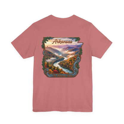 Arkansas Scenic River Tee — The Natural State Retro Landscape T-Shirt