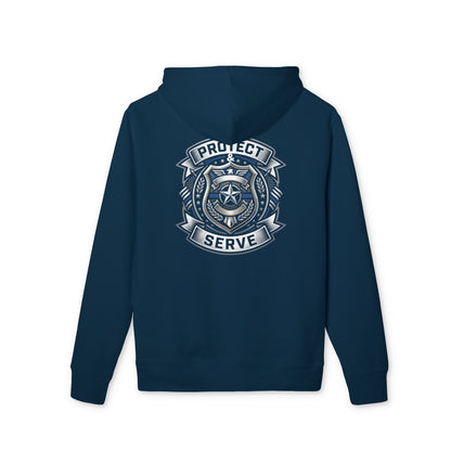Police Badge Hoodie "Protect & Serve" – Law Enforcement Pullover