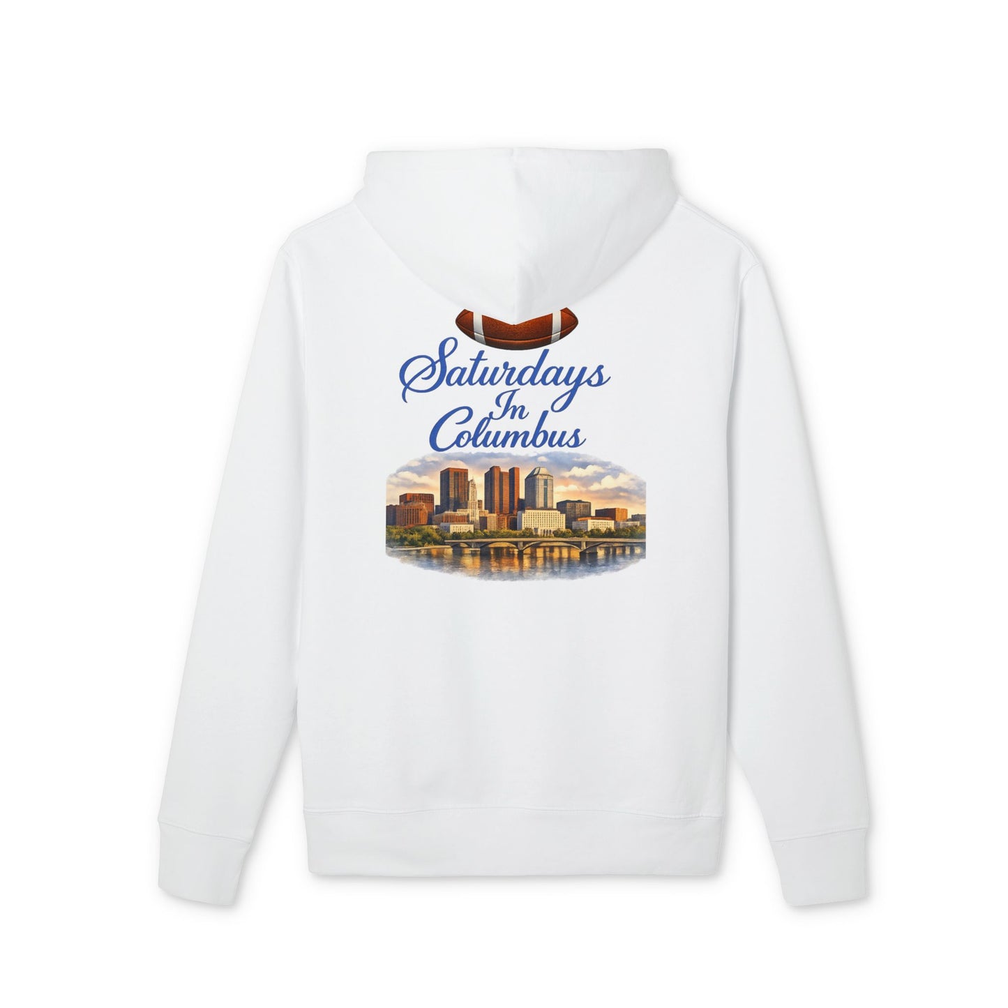 Saturdays in Columbus Hoodie — City Skyline Pullover