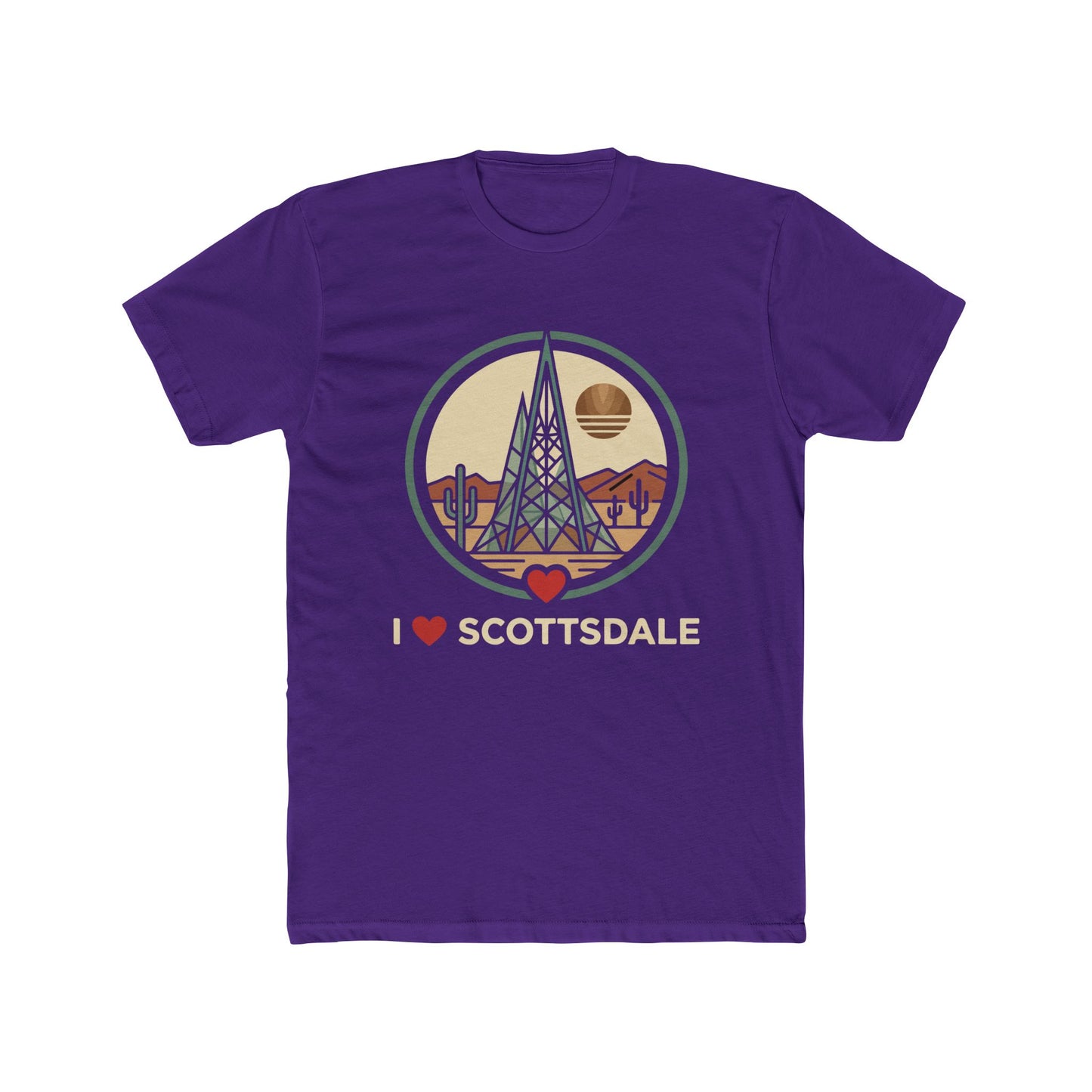 Scottsdale Retro Desert Tee — I  Scottsdale Graphic T-Shirt