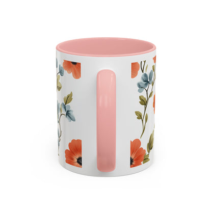 She Held My Hand Forever Floral Coffee Mug