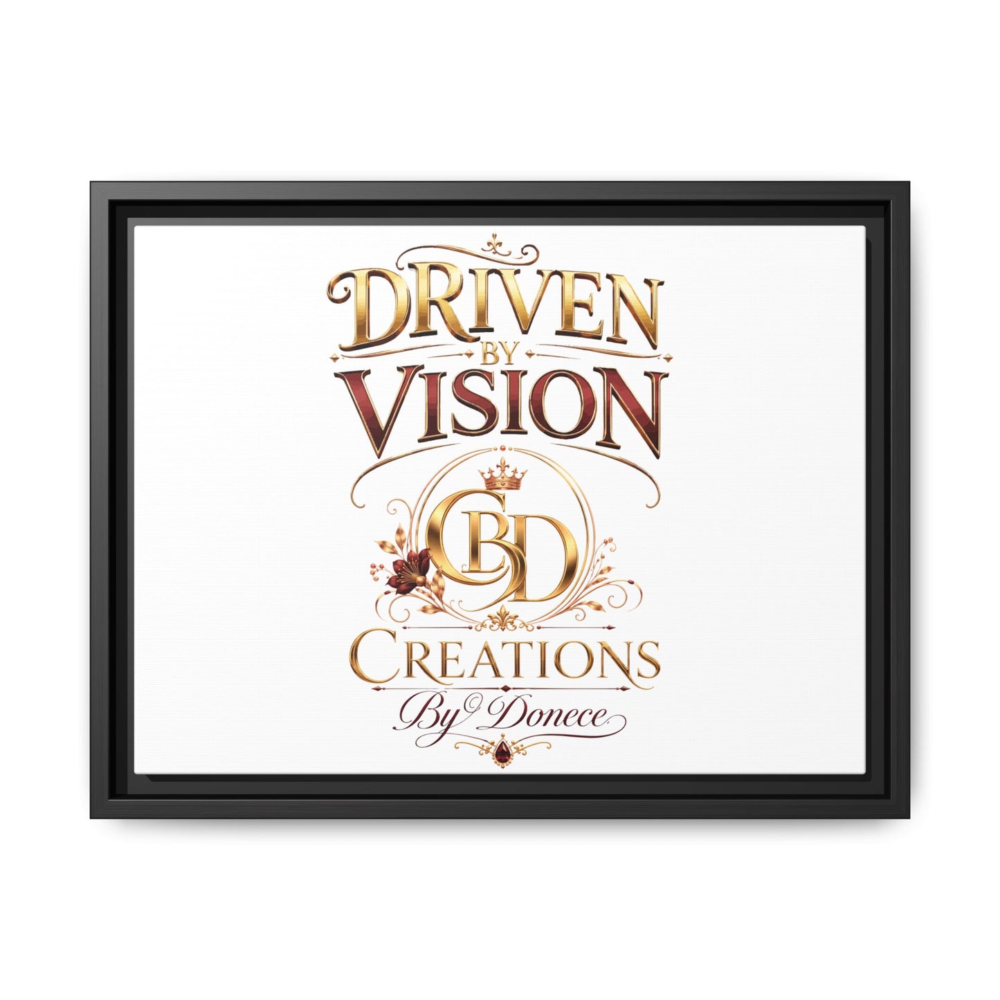 Driven by Vision Framed Canvas Wall Art