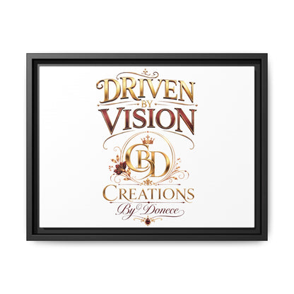 Driven by Vision Framed Canvas Wall Art