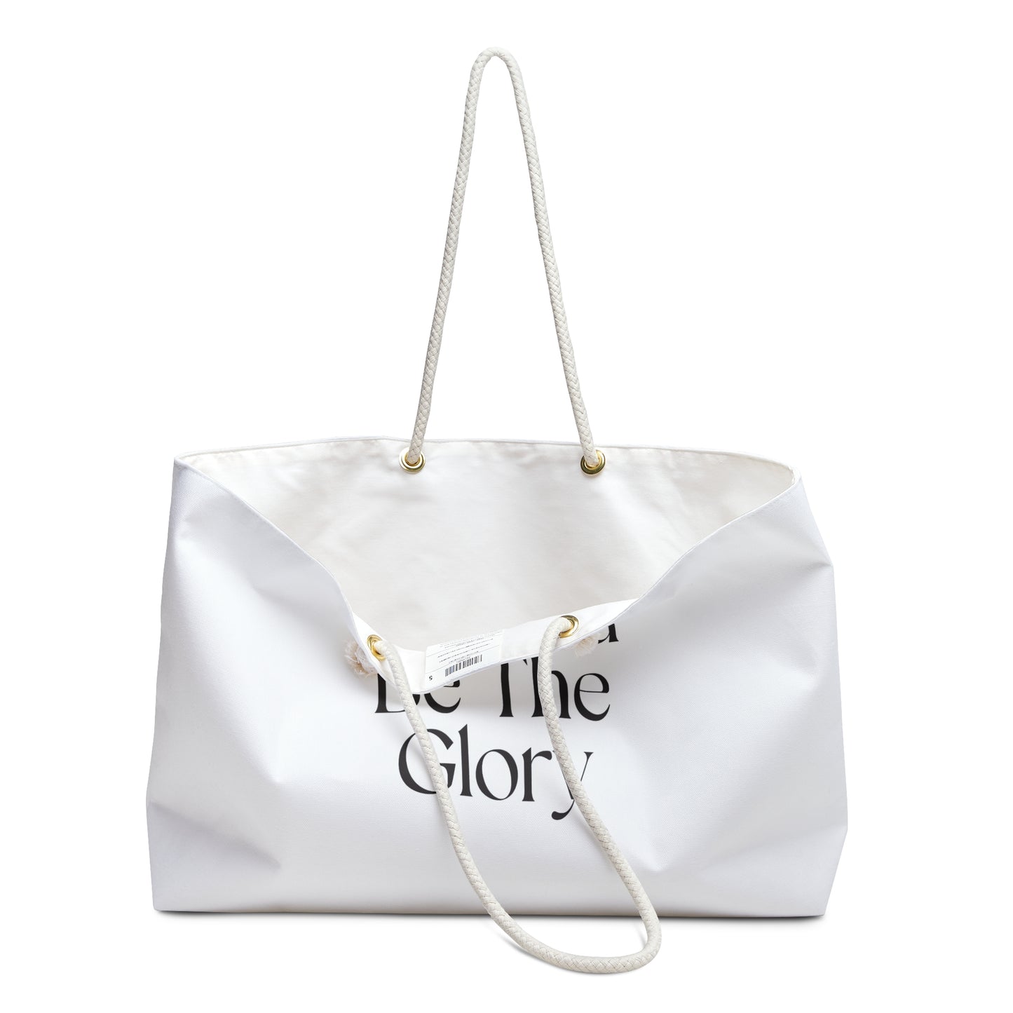 Weekender Bag – “To God Be The Glory” Inspirational Travel Tote