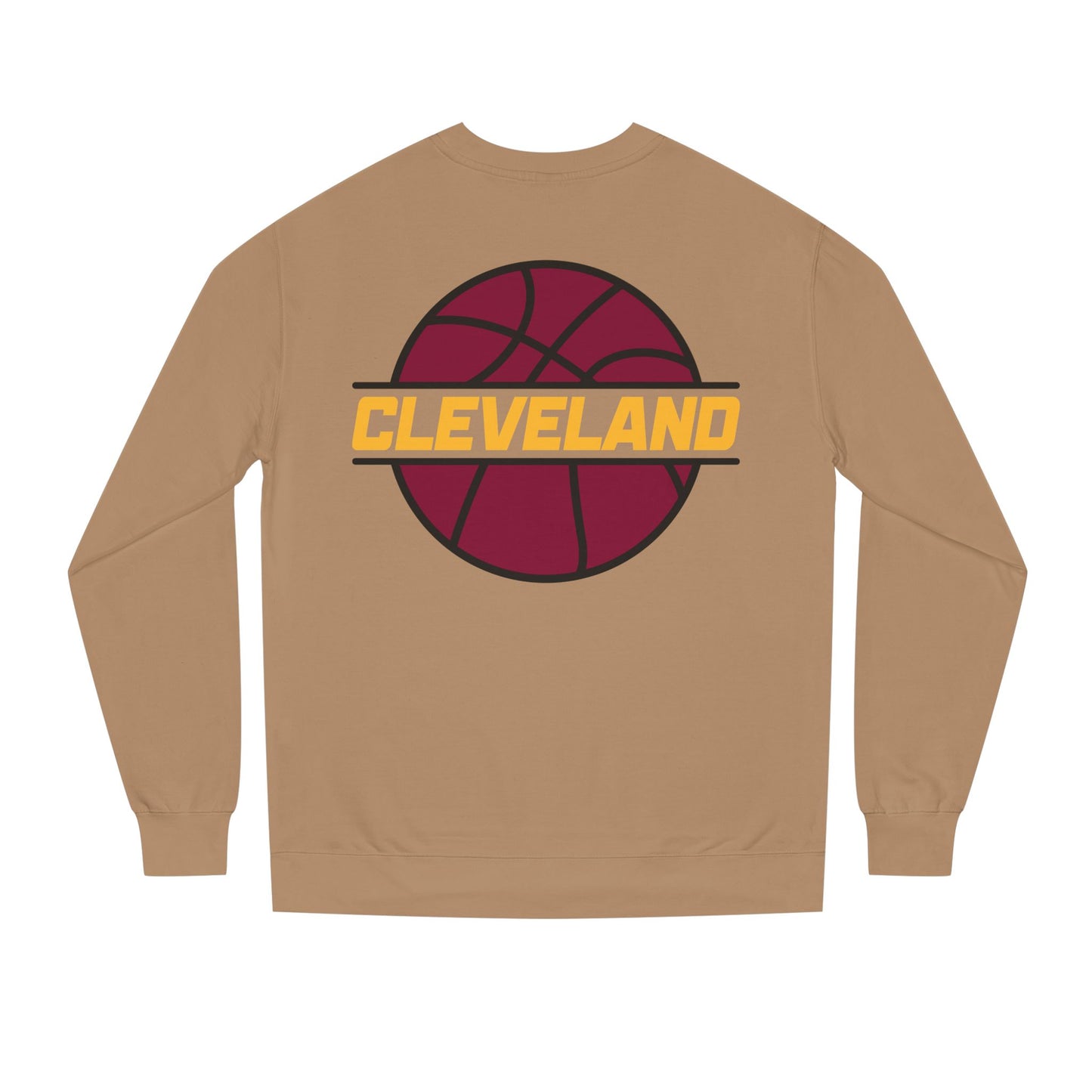 Cleveland Basketball Crewneck Sweatshirt — Retro Hoop Logo