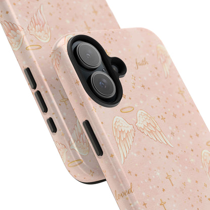Faith & Grace Angels Phone Case | Christian floral iPhone Case
