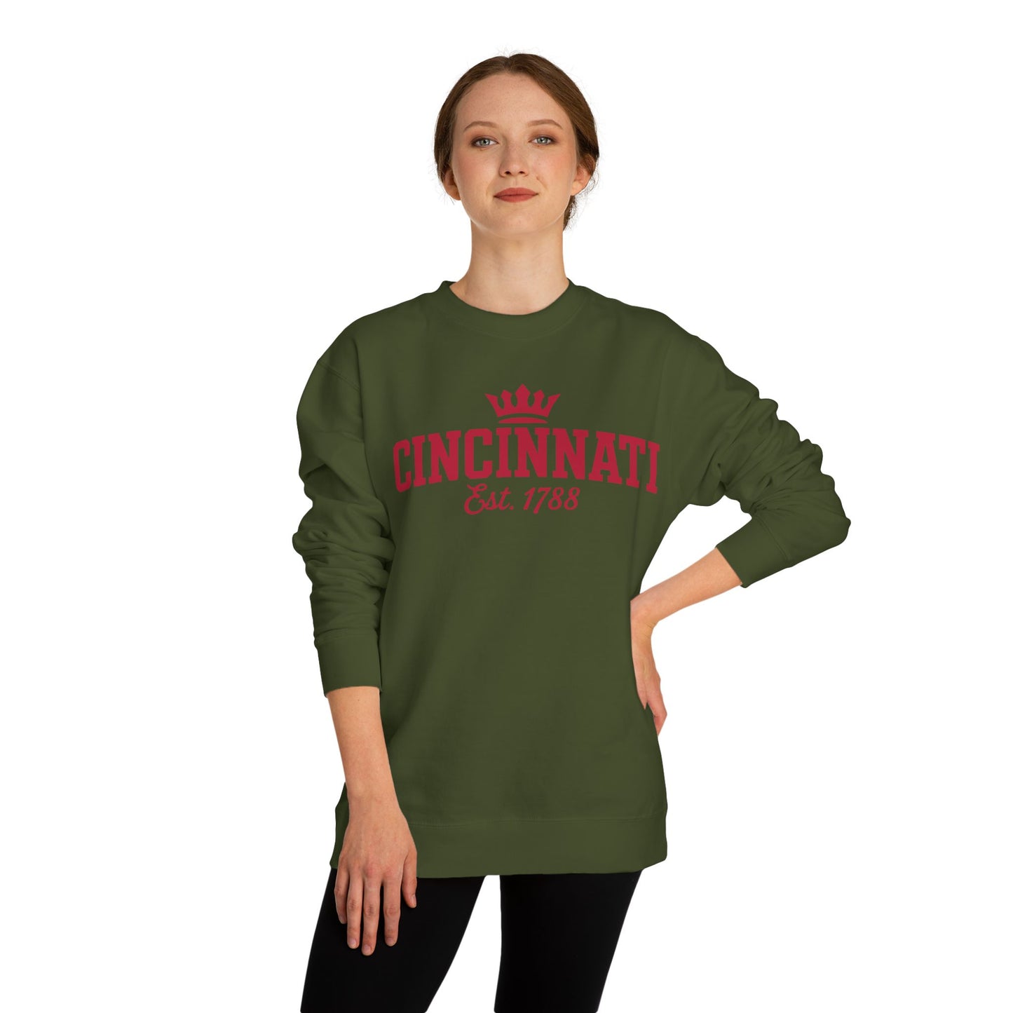 Cincinnati Est. 1788 Crewneck Sweatshirt — Vintage City Pride