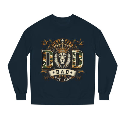 Dad The King Lion Sweatshirt – Best Ever DAD Camouflage Design