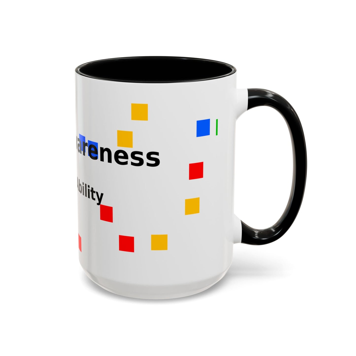 Autism Awareness Accent Mug - "See the Ability" Coffee Cup