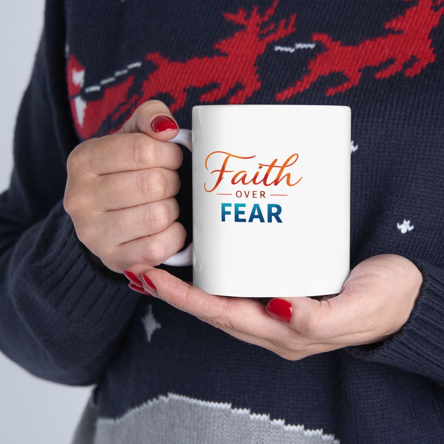 Faith - Over Fear Mug