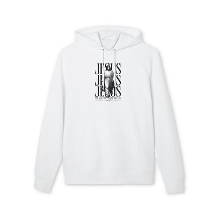 Jesus Statue Hoodie — "The Way The Truth The Life" Christian Pullover