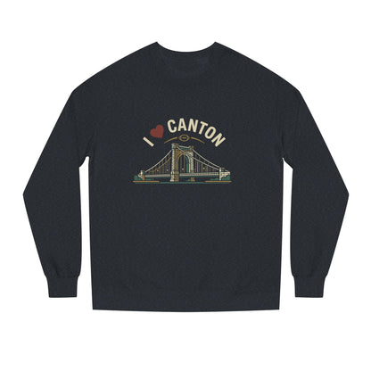 I  Canton Crewneck Sweatshirt — Canton Bridge Graphic Pullover