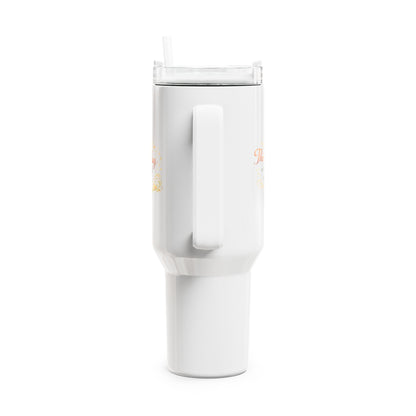 40oz Faith Tumbler - "This is the day" Psalm 118:24 Inspirational Travel Mug