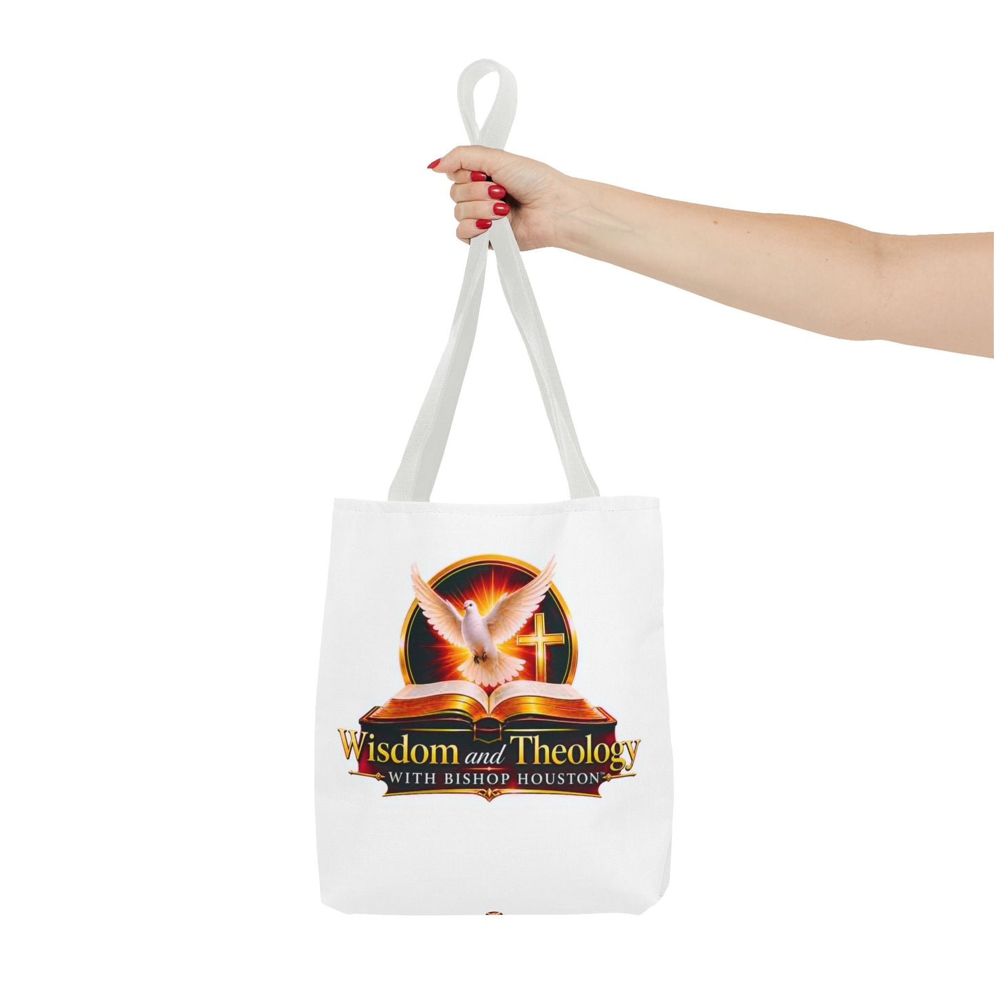 Christian Wisdom & Theology Tote Bag — 'Wisdom and Theology with Bishop Houston' Inspirational Faith Tote