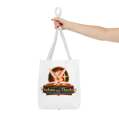 Christian Wisdom & Theology Tote Bag — 'Wisdom and Theology with Bishop Houston' Inspirational Faith Tote