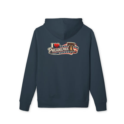 I  Philadelphia Hoodie — Vintage Liberty Bell & American Flag Sweatshirt