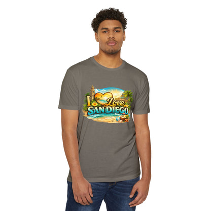I Love San Diego T-Shirt — Vintage Beach Vacation Tee
