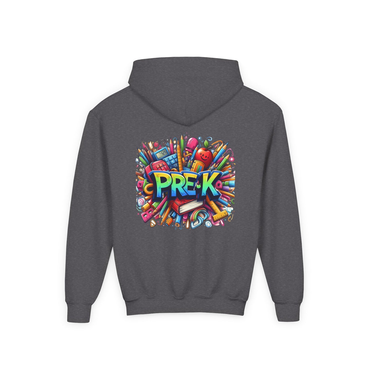 Pre-K Kids Hoodie — Colorful Back-to-School Preschool Sweatshirt