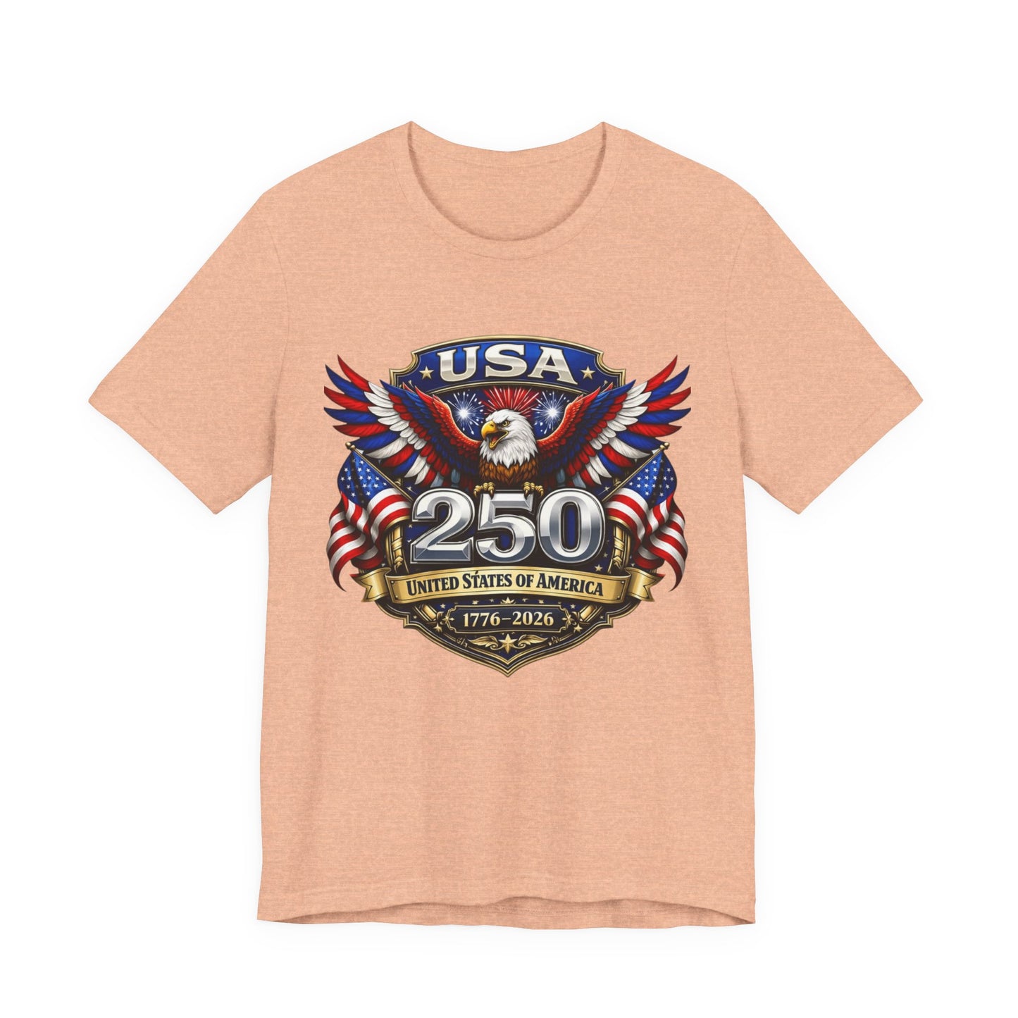 USA 250th Eagle T-Shirt — 1776–2026 Patriotic American Independence Tee