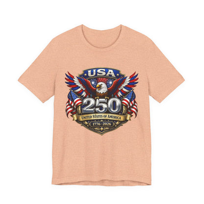 USA 250th Eagle T-Shirt — 1776–2026 Patriotic American Independence Tee