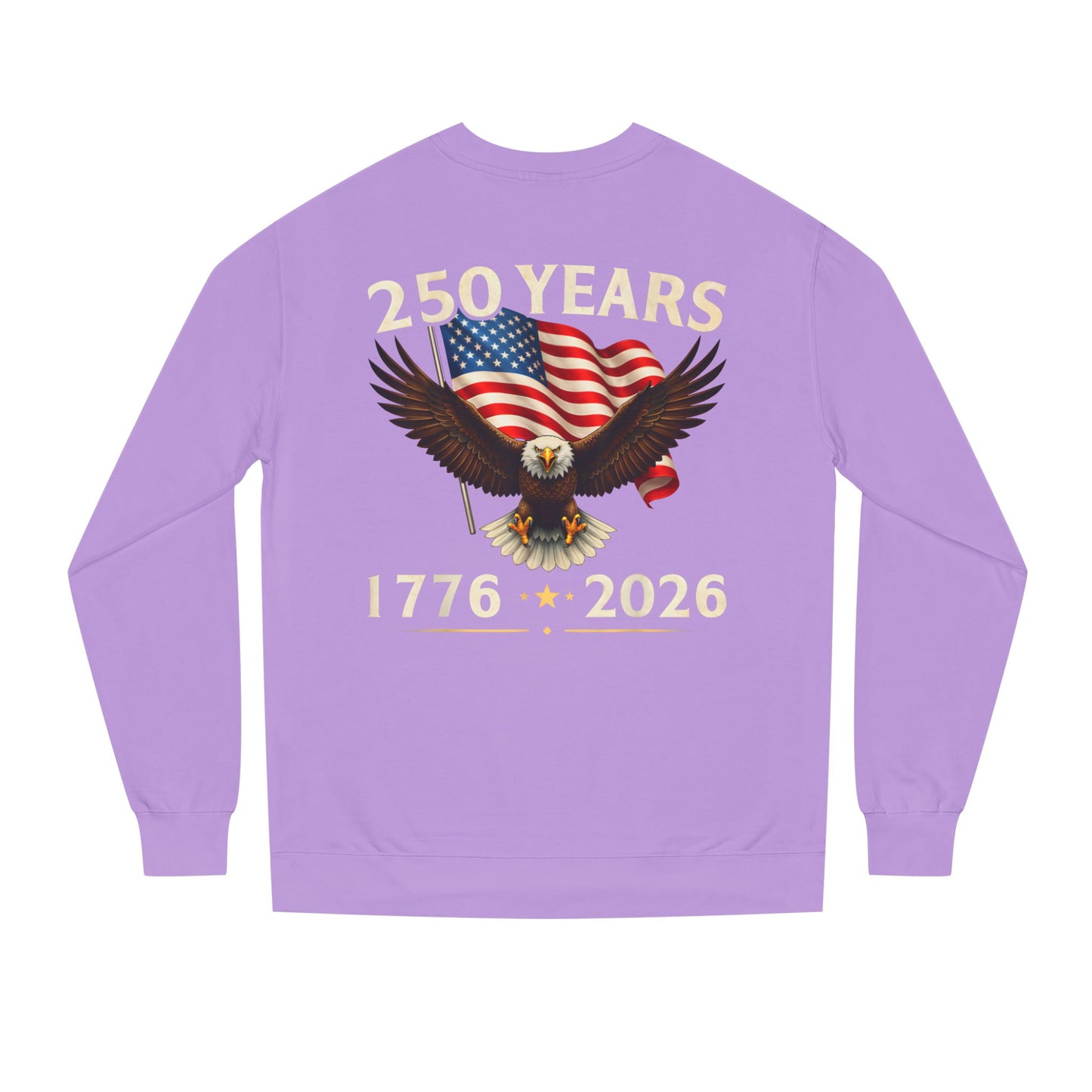 250 Years 1776–2026 Eagle Flag Crewneck Sweatshirt