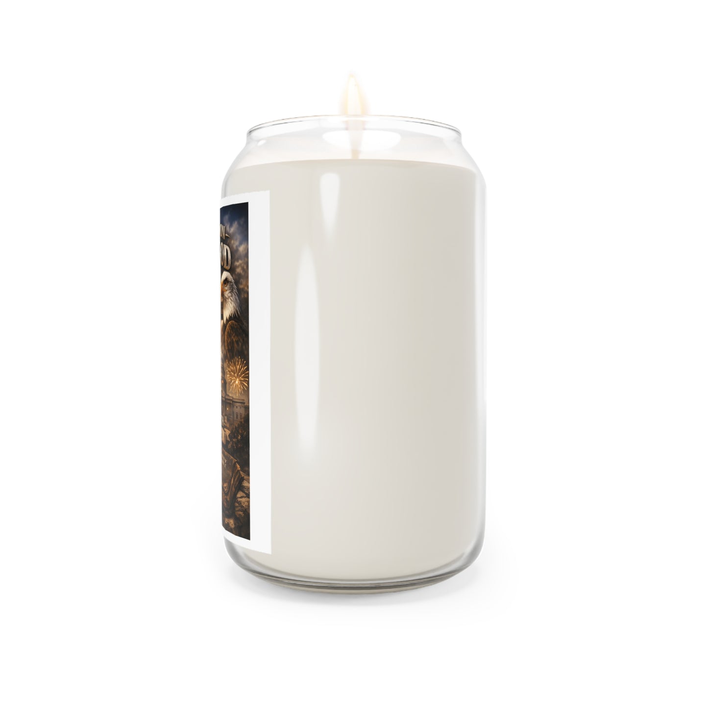 Patriotic Christian Soy Candle — "One Nation Under God" 13.75 oz