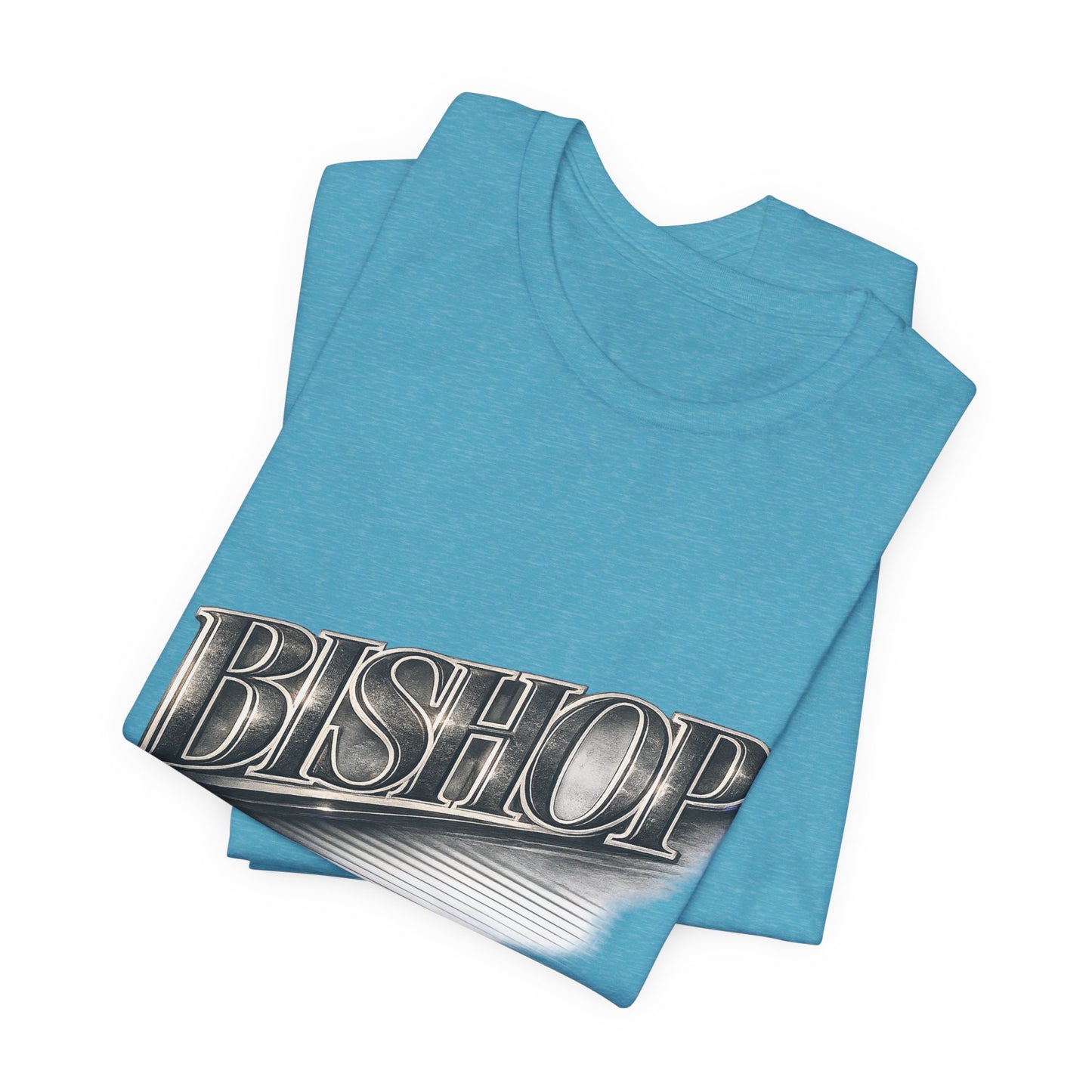Bishop Retro Chrome Logo T‑Shirt