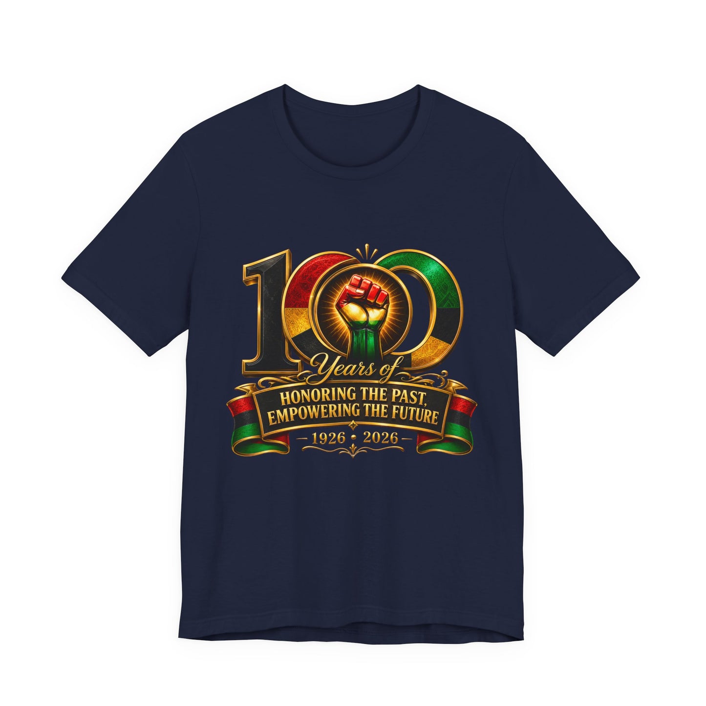 100 Years Anniversary Tee — "Honoring the Past, Empowering the Future" Centennial T-Shirt (1926–2026)
