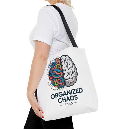 ADHD Tote Bag — "Organized Chaos" Brain Design