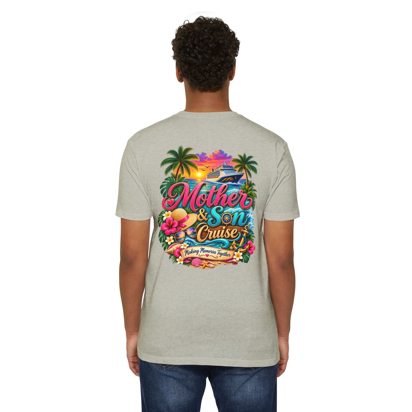 Mother & Son Cruise T-Shirt — Tropical Family Vacation Graphic Tee