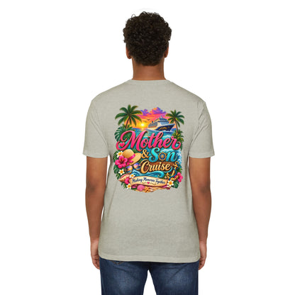 Mother & Son Cruise T-Shirt — Tropical Family Vacation Graphic Tee