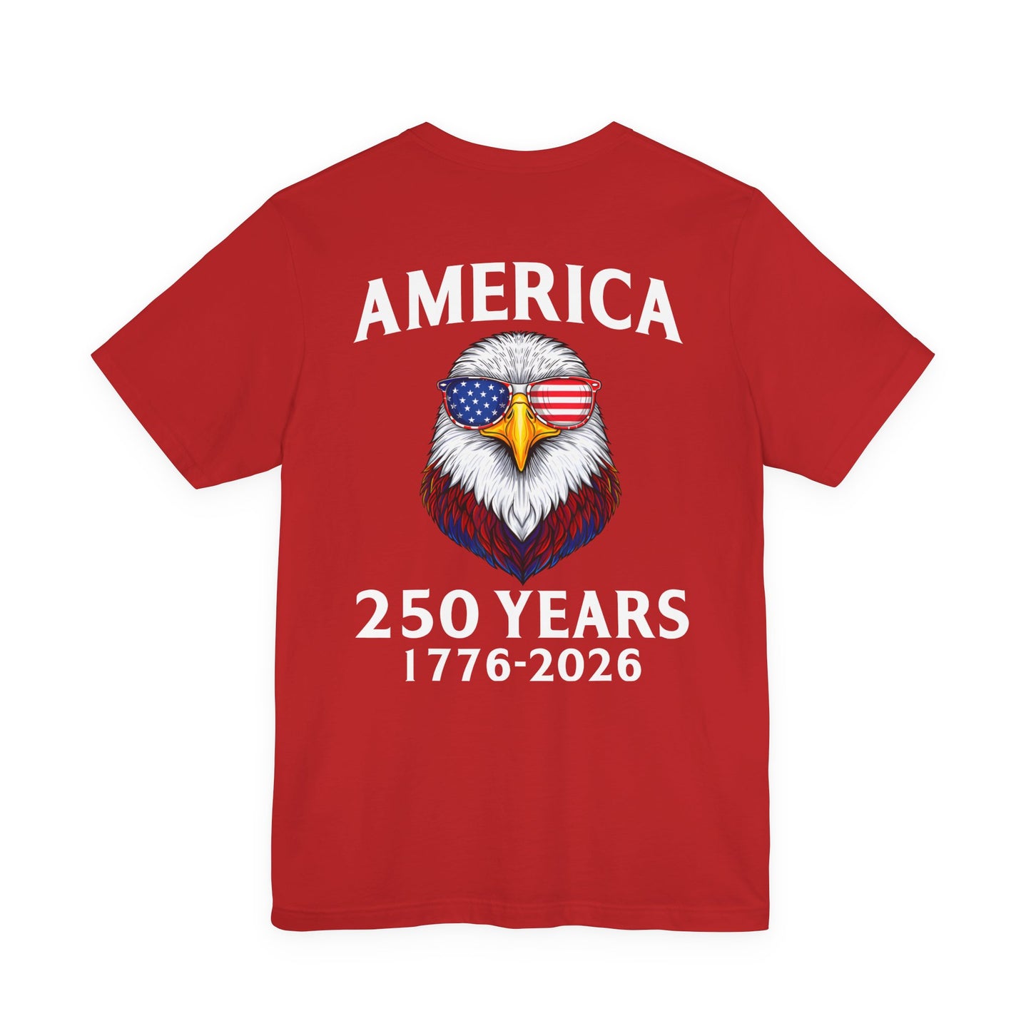 America 250 Years Tee — Patriotic Bald Eagle 1776-2026 T-Shirt