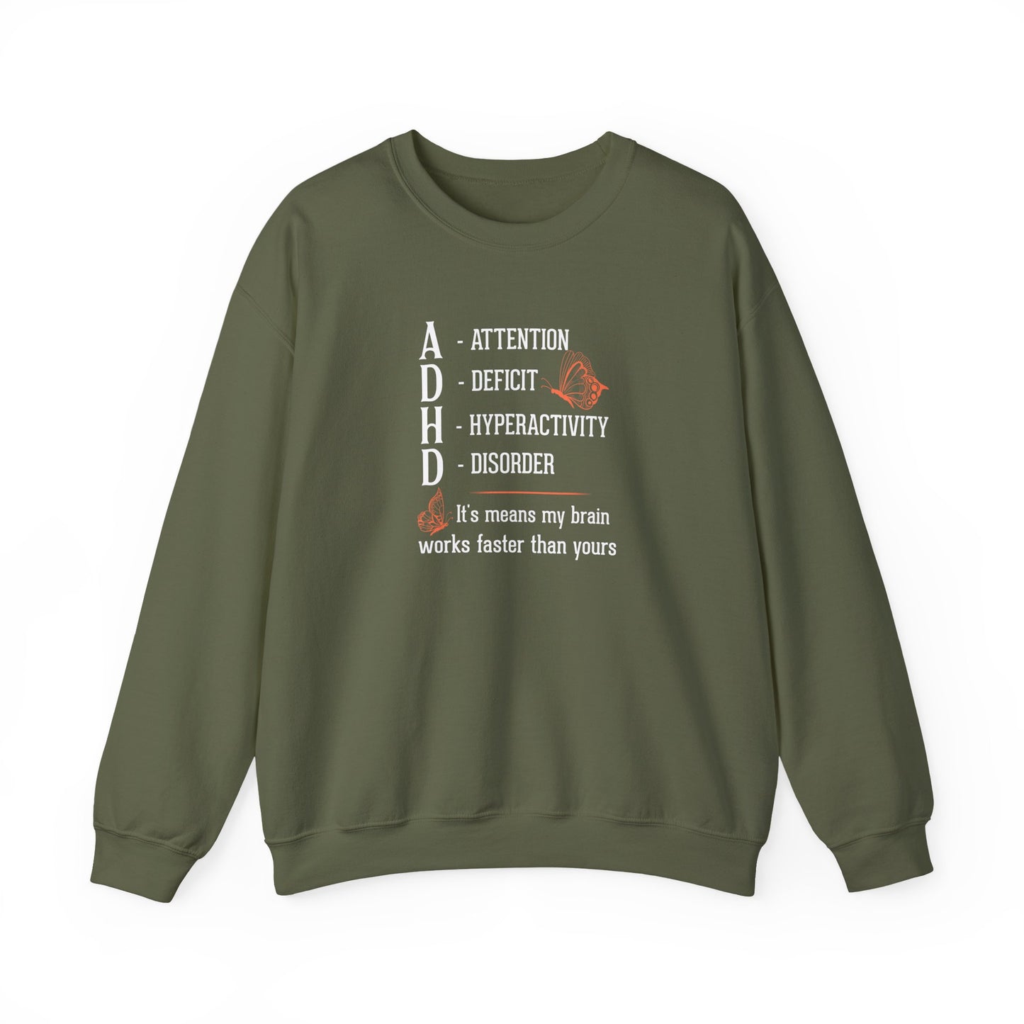 ADHD Awareness Crewneck Sweatshirt