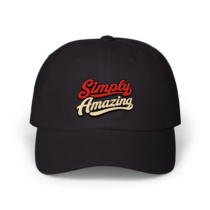 Classic Dad Cap — "Simply Amazing" Embroidered Dad Hat