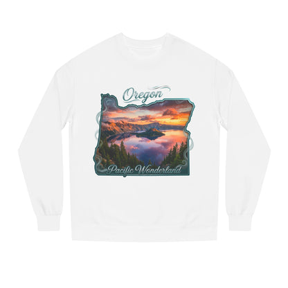 Oregon Scenic Sweatshirt — 'Pacific Wonderland' Sunset Landscape Crewneck