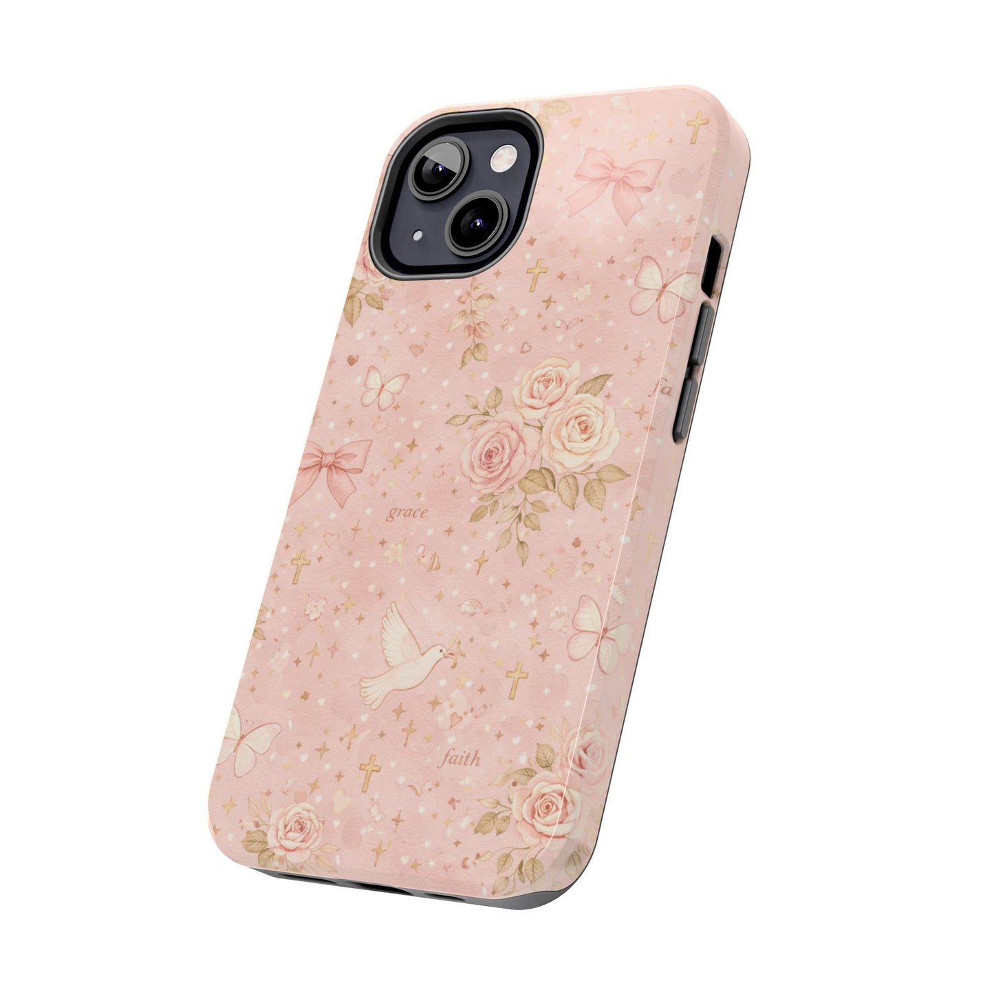 Grace Faith Phone Case | Christian floral iPhone Case